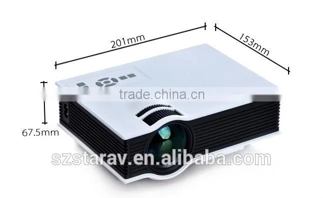UC 40 800*480 800 lumens mini projector for home theater business training presentation