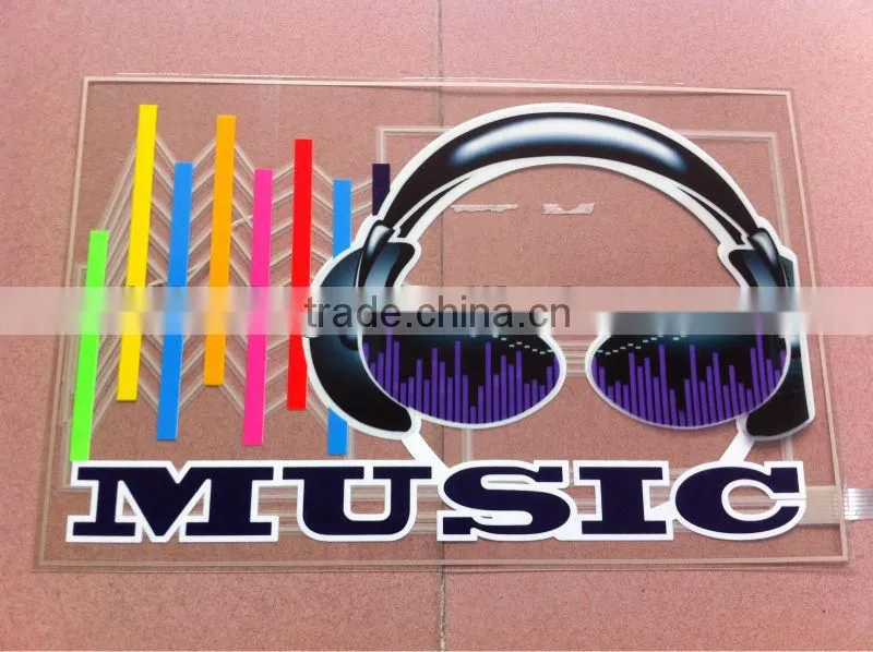 2014 cheapest el car sticker for latest advertising products