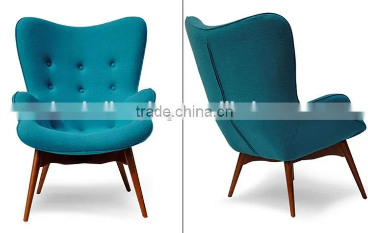 L007 Grant featherston contour lounge chair with ottoman