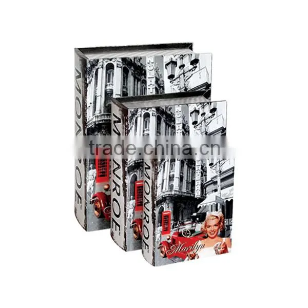 customized wooden packaging book box