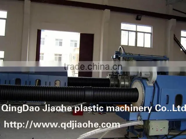 HDPE double wall corrugated pipe production line