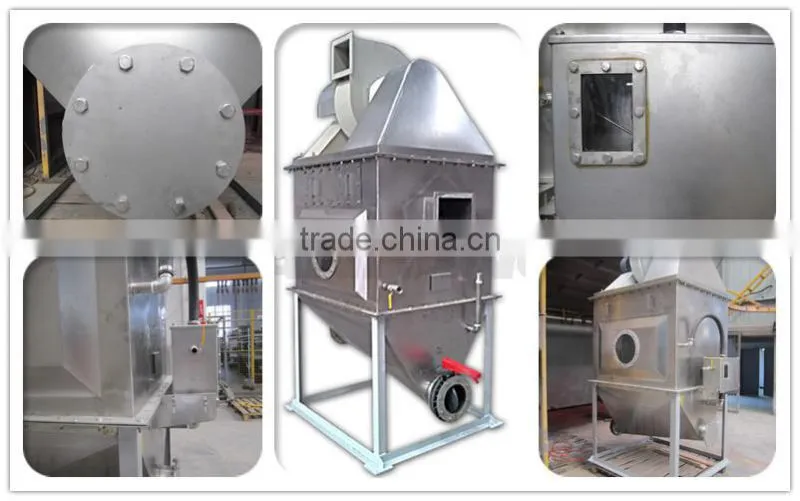 99.9% High Efficiency ZH-2# Watery Dust Collecting System Powder Dust Separator Manufacturer