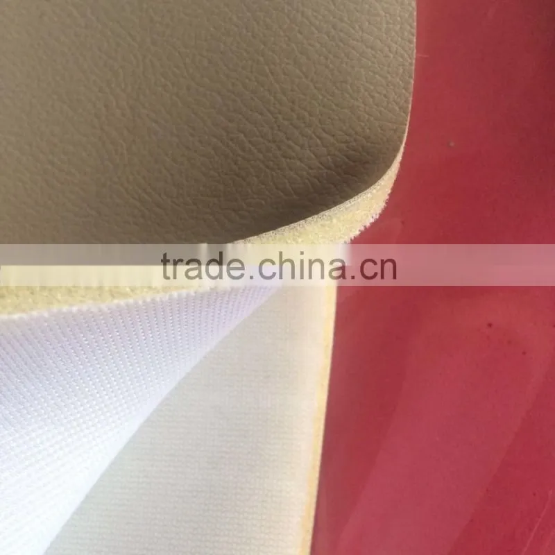 Leather bonded sponge for car seat