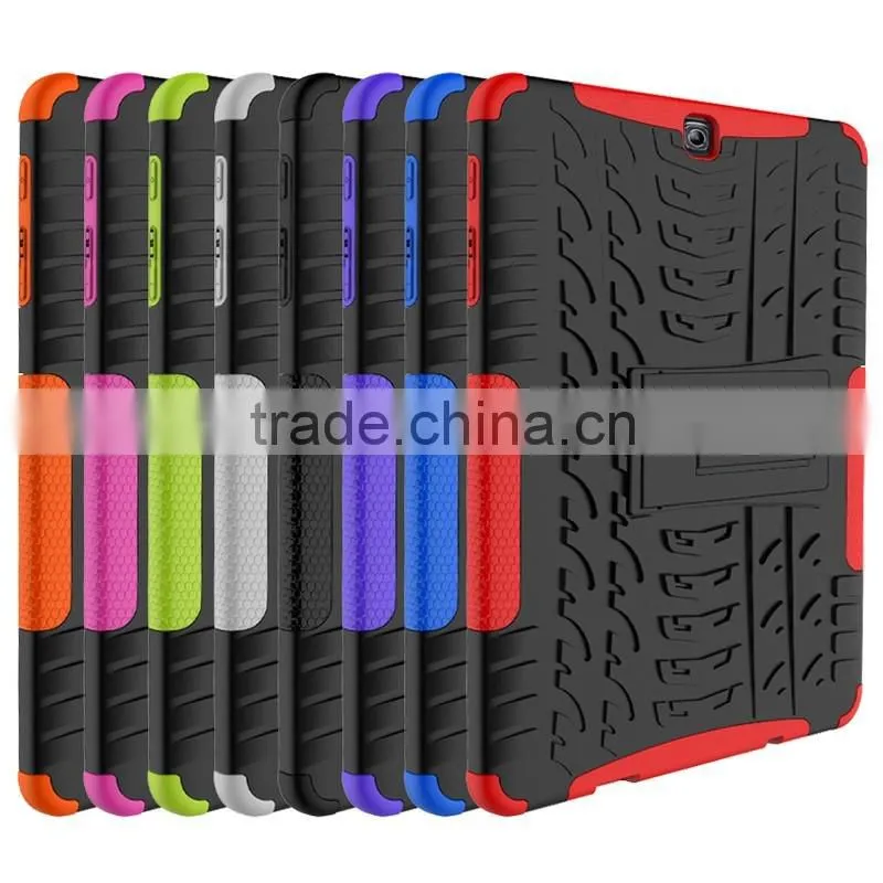 Hybrid PC TPU case for Galaxy Tab S2 9.7 SM-T810 T815 9.7 Inch Tablet Case cover