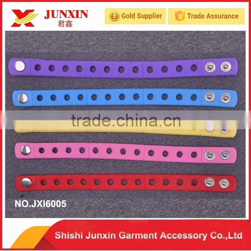 2016 new products OEM custom silicone bracelet PVC wristband