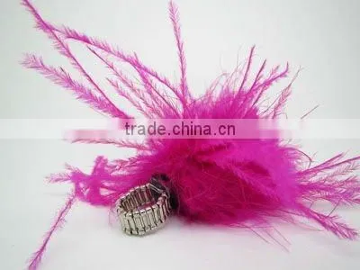 Fashion natural feather rings,2013 new ring for women,Party rings
