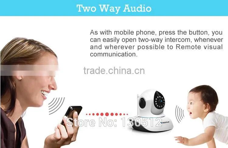 VStarcam PnP H.264 ONVIF IR CUT Wifi IP camera wifi nanny cam