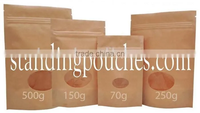 kraft paper side gusset coffee packaging bag