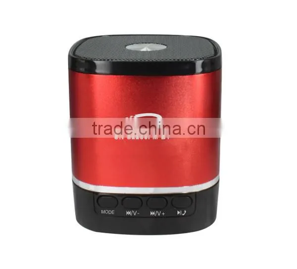 Hotsale Top Quality 2016 music mini bluetooth speaker with FM radio,LED Light, TF Card support