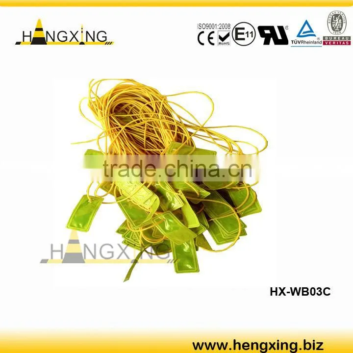 WB03C outdoor advertising fluorescence color warning flag safety band