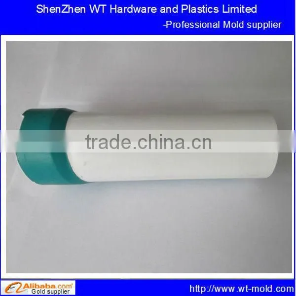 double injection mold for measured syringe housing