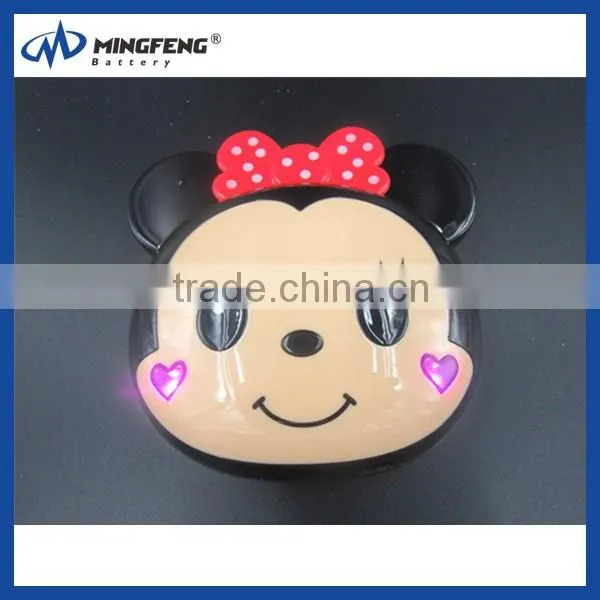 5200mAh Disney Mickey Mouse Cartoon USB Mobile Charger Power