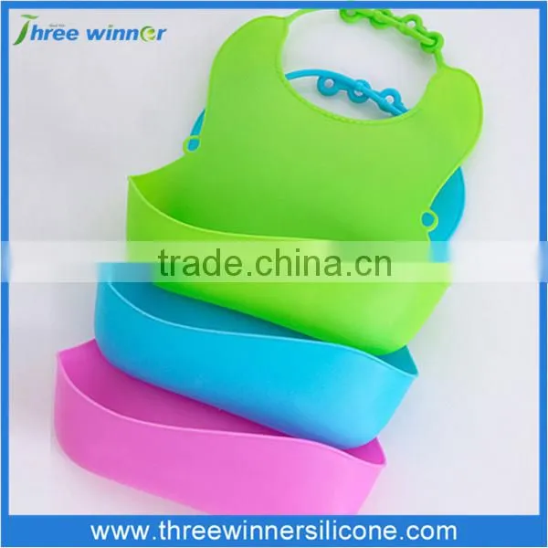 Promotion cheap baby bib high quality silicone bib