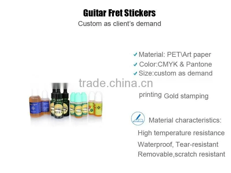Hot sale colourful electronic cigarette lable printing with good quality