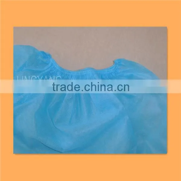 3grams blue disposable printed plastic overshoes