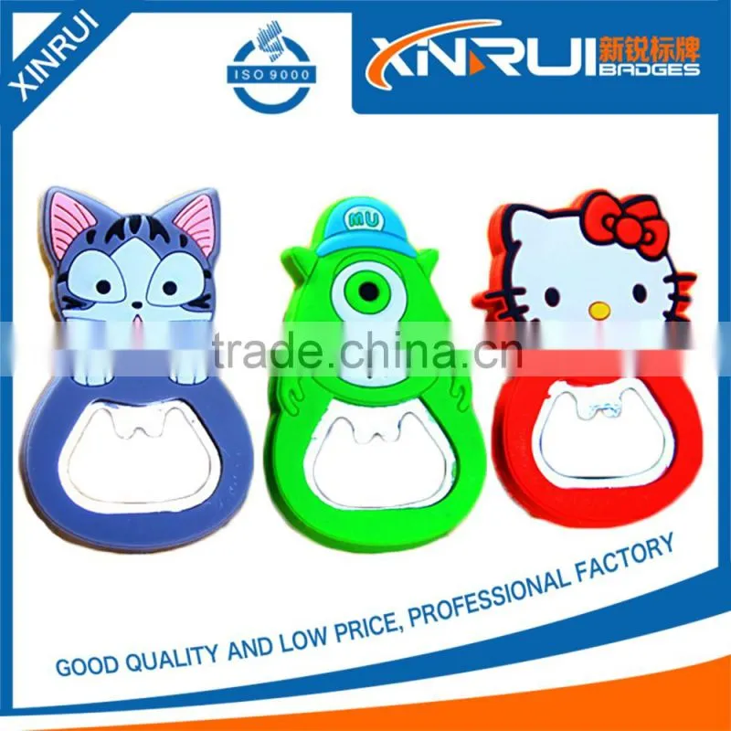Hot sale Top quality bottle opener with guitar keychain custom metal badge