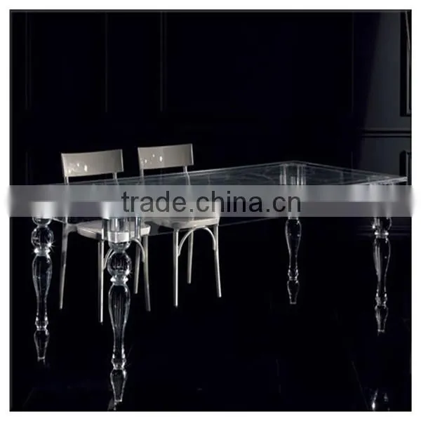 well polished edge fashion acrylic table