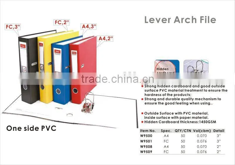 New Design A4 Transparent Clear Slide Bar Report Cover