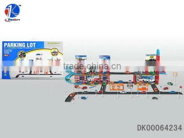 Super Garage Playset Toys for Boys (Parking Garage+ Track+ Accessories)