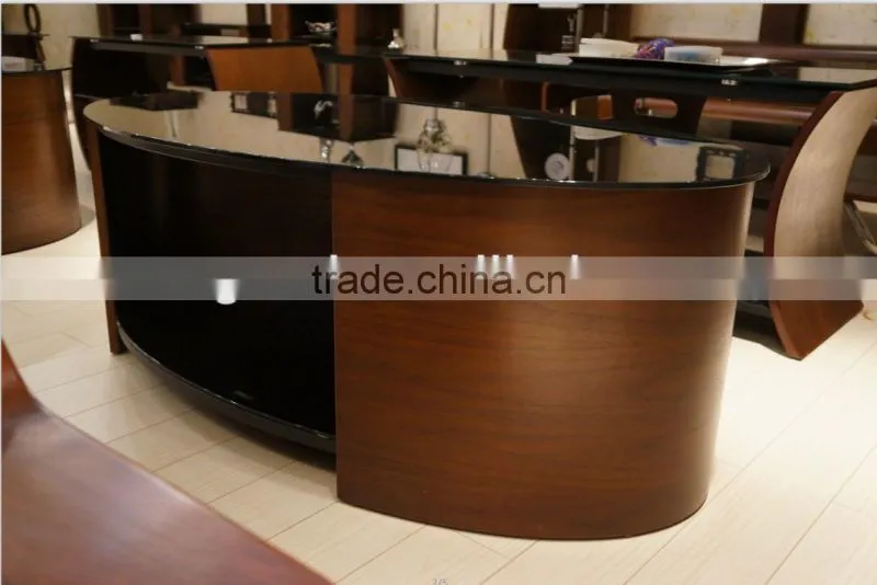 Living Room Cube Coffee Table with Tempering Glass S119