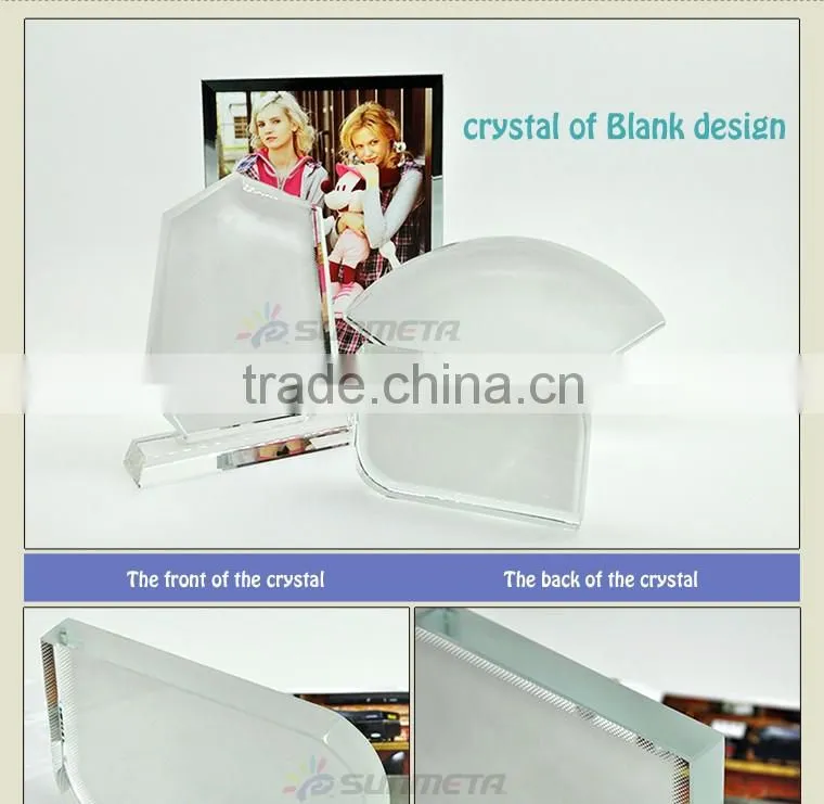 Wholesale sublimation bridge shaped screen blank 3D sublimation crystal gift items