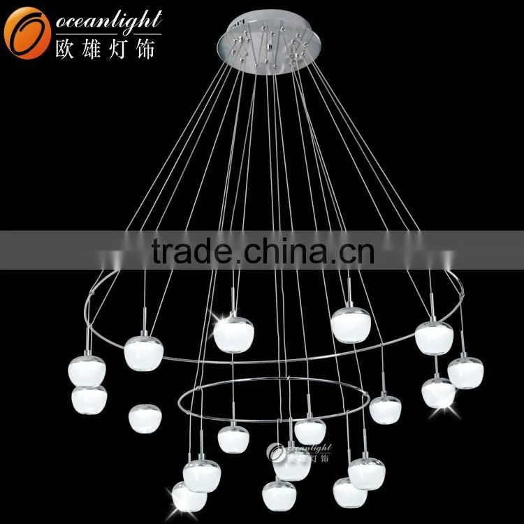 Modern LED Chips Lights Acrylic Pendant Chandelier Bottle Chandelier Lampardis OM88213-8W