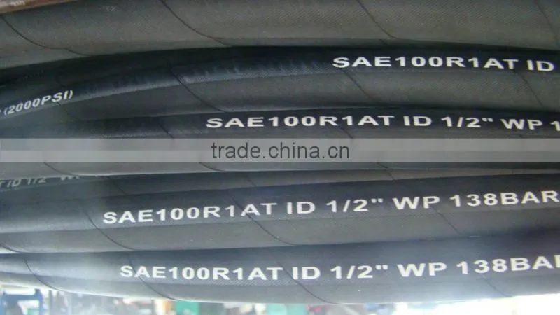 Fabric Cover high pressure use Hydraulic Hose for russia