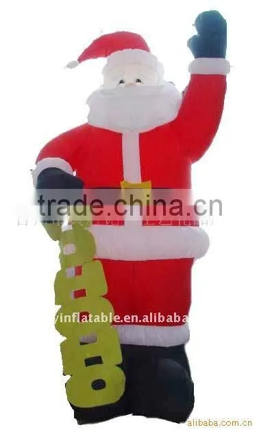 inflatable christmas santa