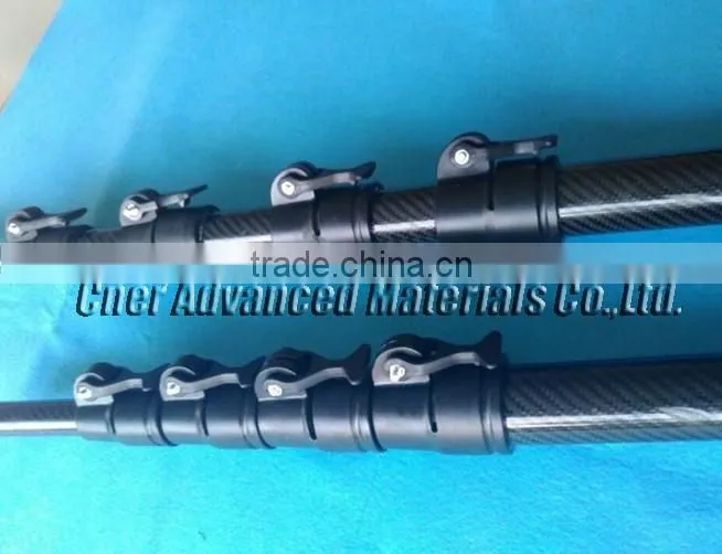 12ft 137cm middle tube Fiberglass telescopic pole 2016 new design