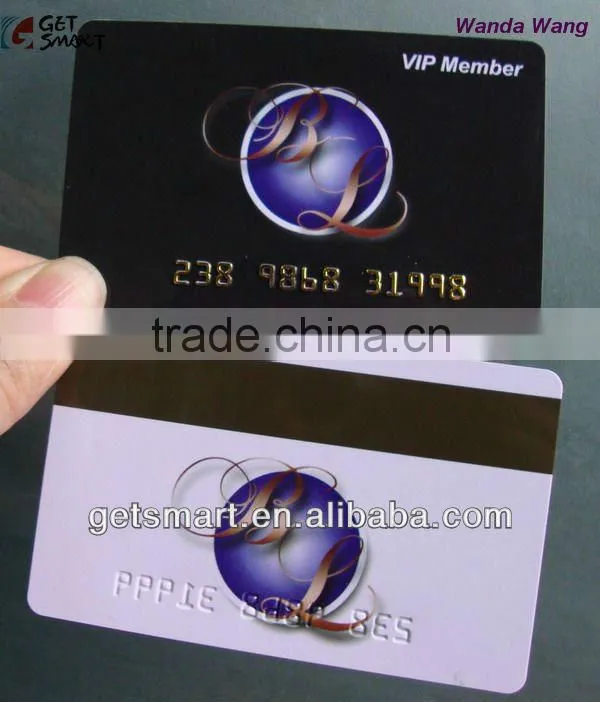 Large in stock with fast delivery High Quality PVC VIP Magnetic Card