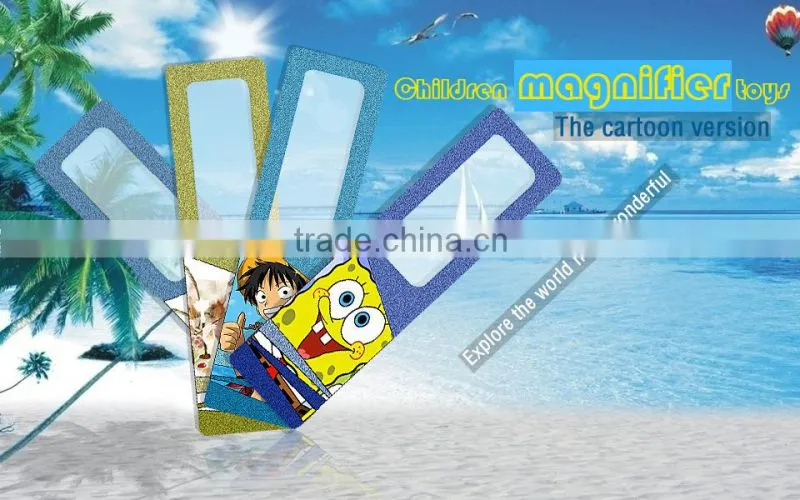 Plastic bookmarks magnifying glass fresnel book magnifier