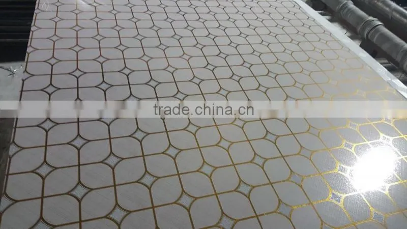 PVC vinyl faced gypsum ceiling tiles 600x600mm