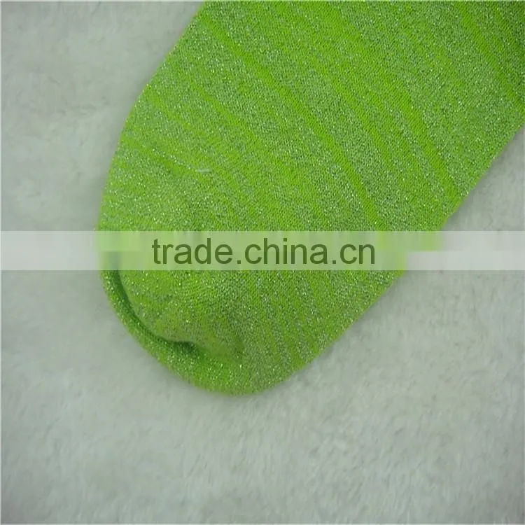 Factory Custom High quality 0-3years old baby green ankle socks, cute cartoon style