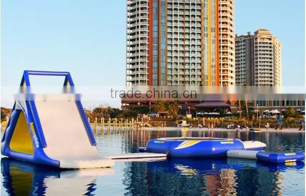 inflatable aqua slide,inflatable glide,inflatable wet slide,play on sea or lake water games