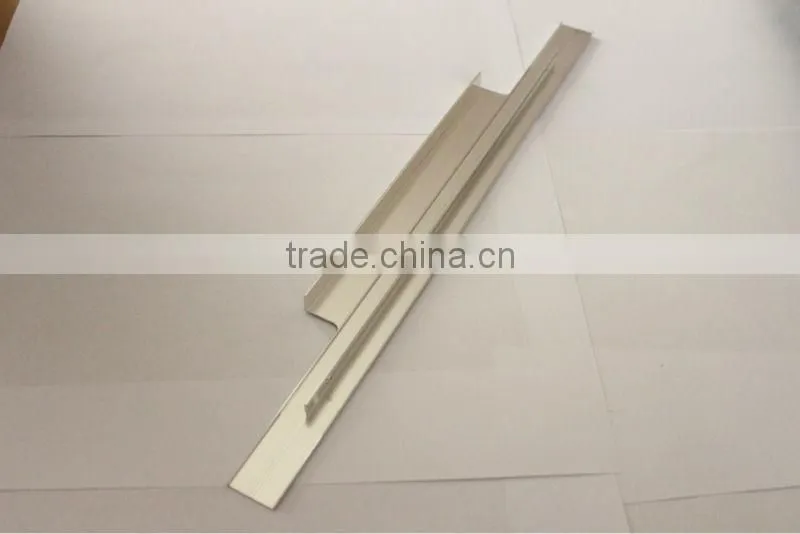 For Kitchen Cabinet Silver Aluminium Alloy Extrusion Profile