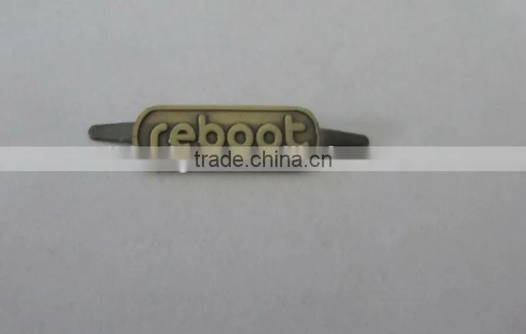 brass embossed tag, aluminum label, metal embossed label, round tag, metal fruniture label