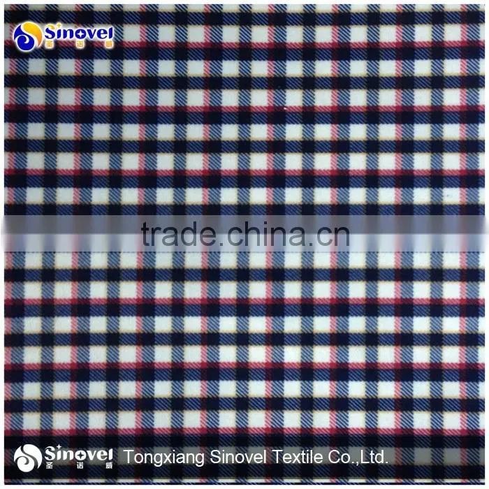 100% polyester warp knitted velvet for suit fabric/Printed velvet fabric