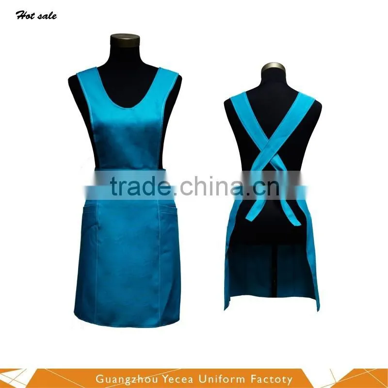 2016 Cotton/PVC Stripe Pattern Chef Apron in cooking/cleaning/garden industry uniform wholesale&Customisation logo