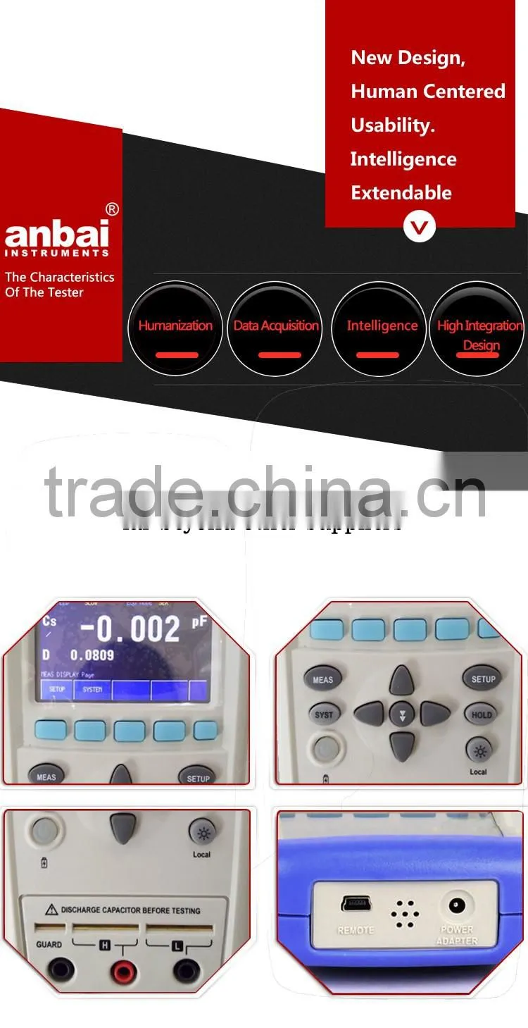 Manufacturer of AT824 Digital LCR Meter Portable LCR Meter