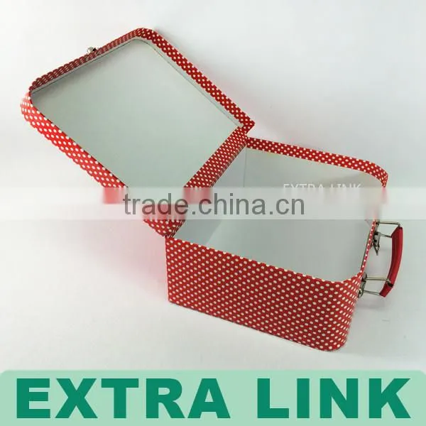 Fashion paper cardboard suitcase box for storage