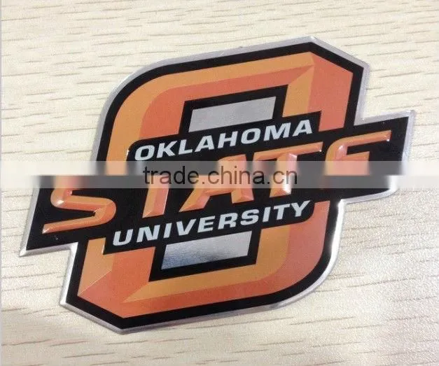 wholesale self-adhesive printing metal sticker