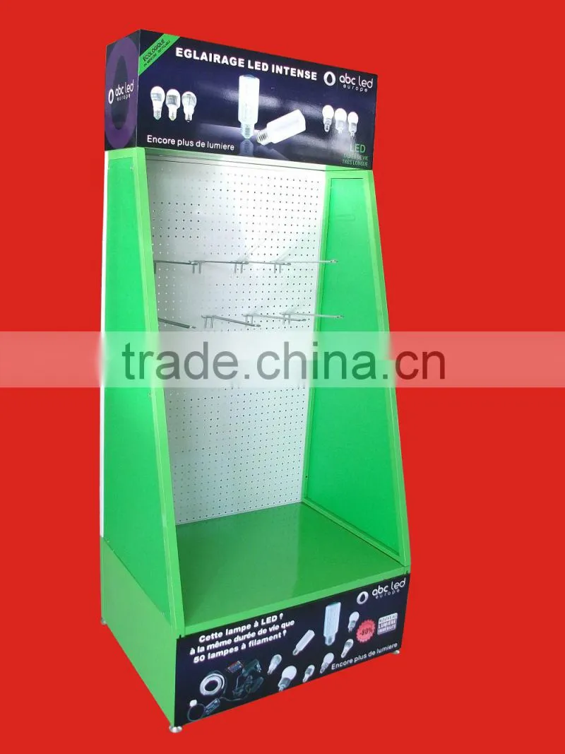 high quality competitive price heavy duty double-side supermarket metal display rack for toothbrush