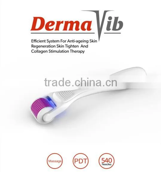 6 in 1 derma roller/ 540 needles Massage LED PDT Derma Vib