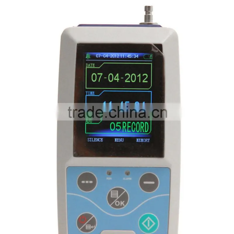 Color Big LCD Ambulatory Blood Pressure Monitor +SPO2 ABPM3-Shelly