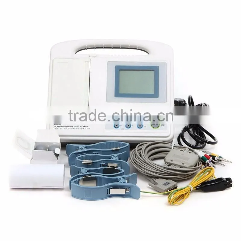 OEM Six channel digital ECG machine 12-lead Digital 6-channel Electrocardiograph