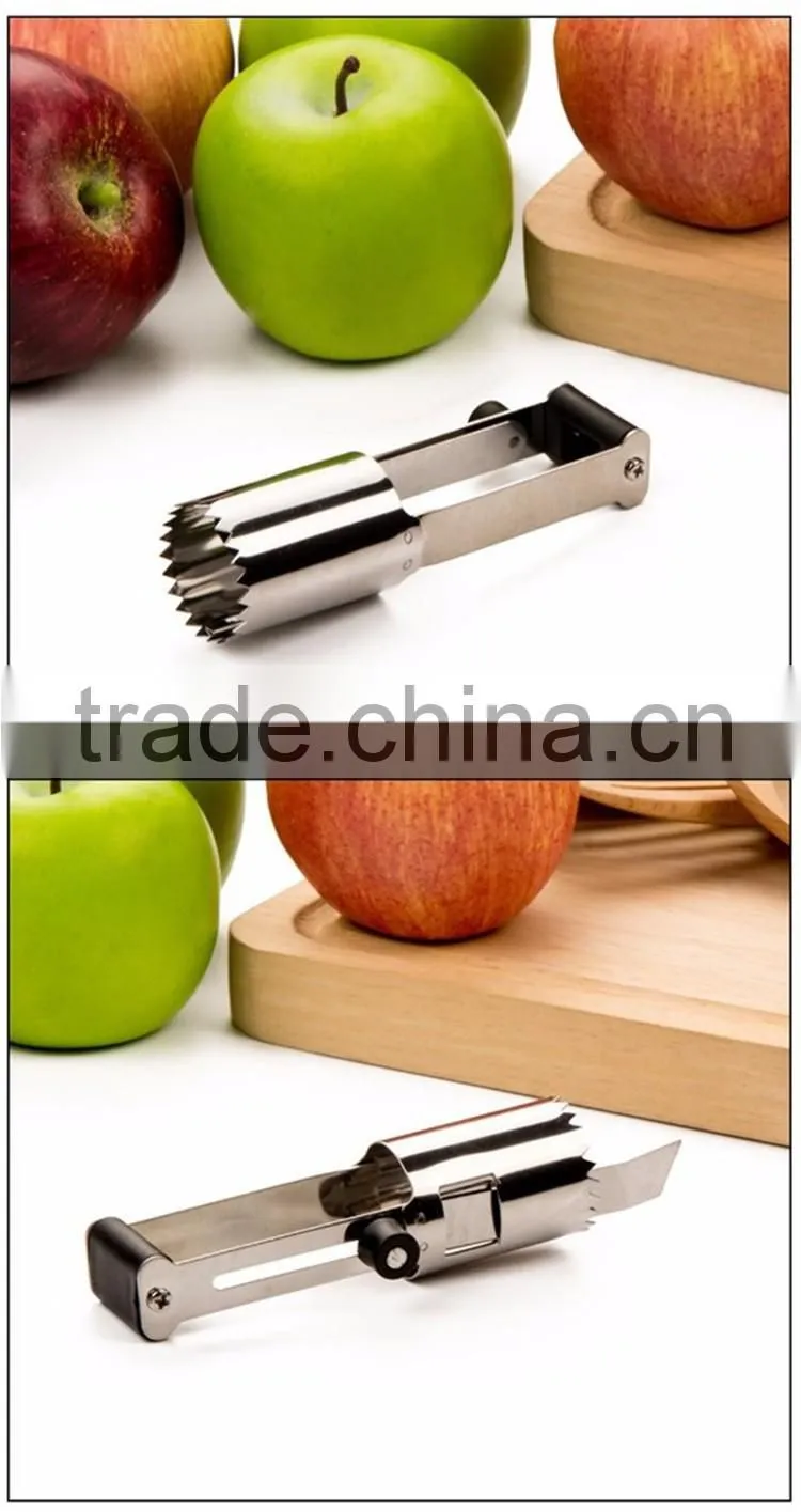 Good Quality New Product Kitchen Tool Stainless Steel Fruit Veggie Apple Corer