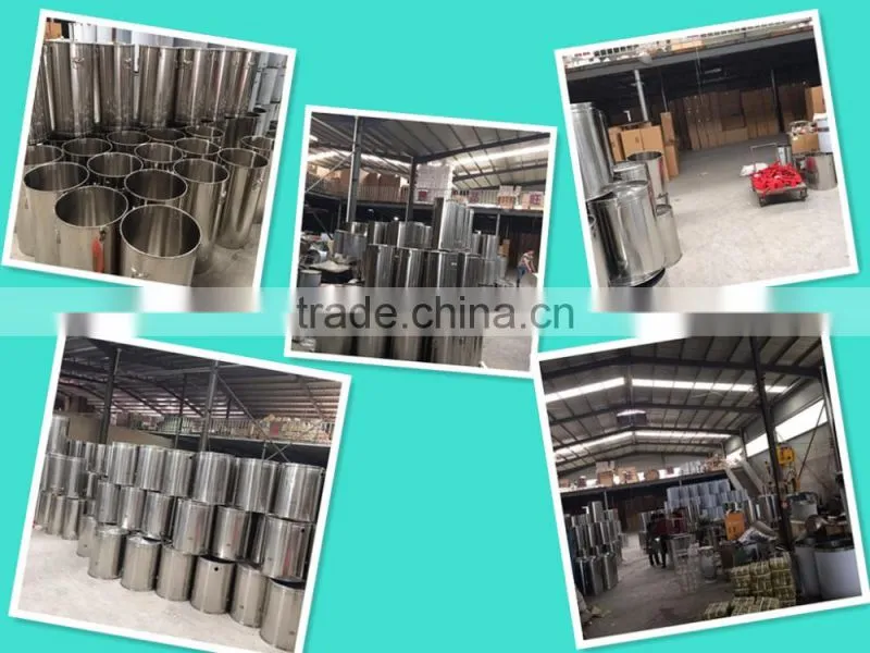 New design stainless steel 2 frames manual honey extractor