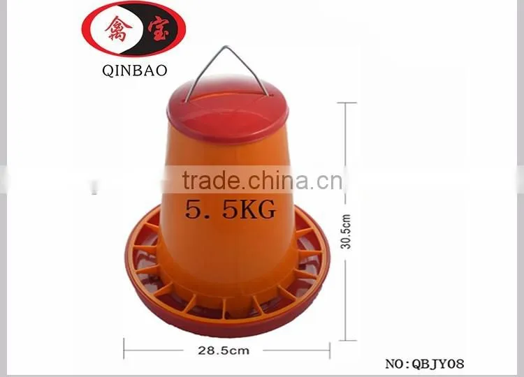 Poultry Chicken Farming Equipment Plastic Manual Feeder Feeders for Broiler Breeder