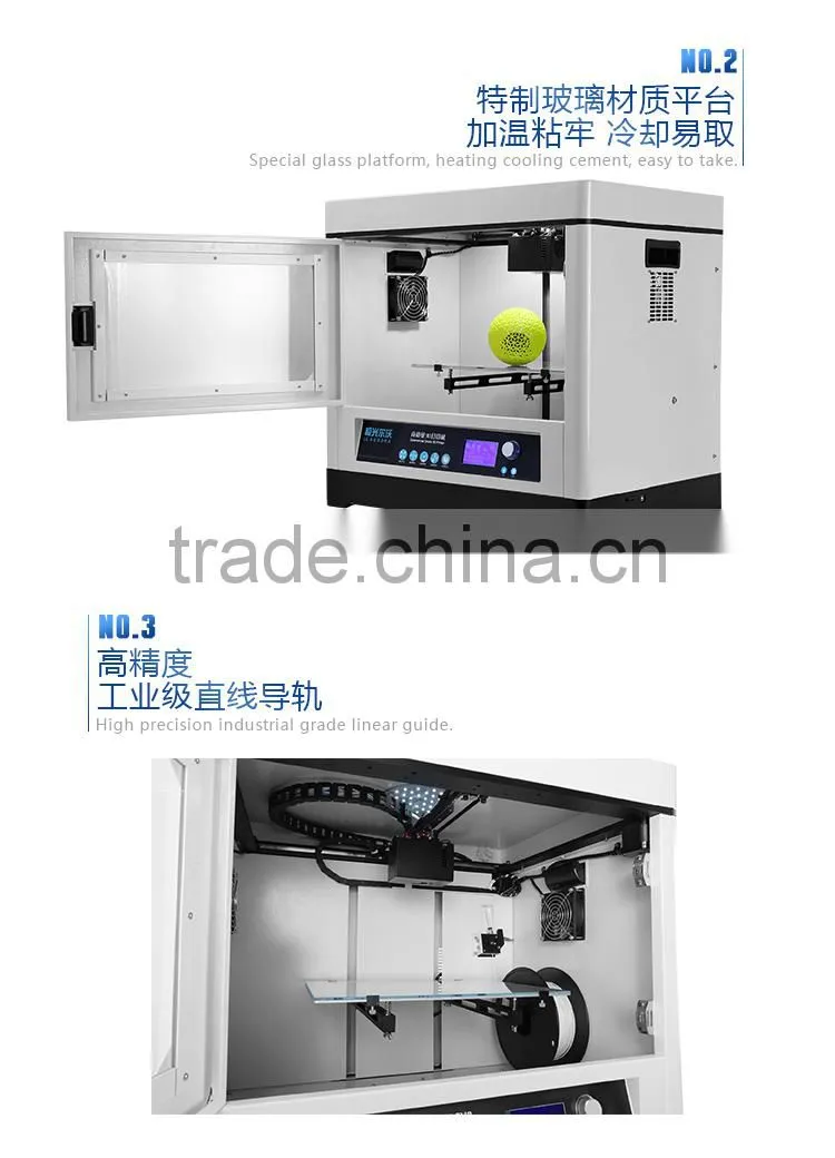 China 3d candle printer industrial / 3D printer machine for sale