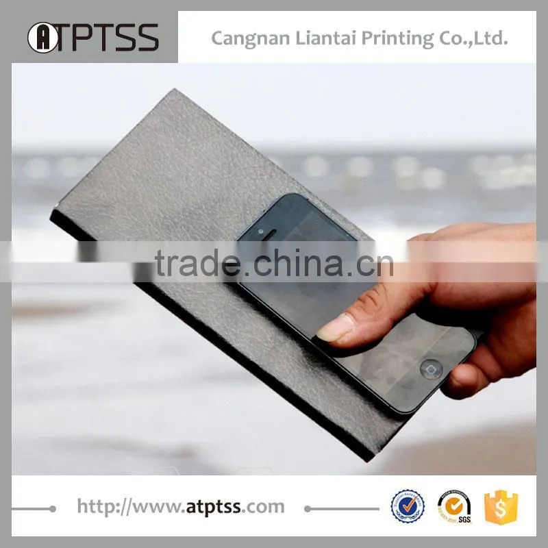 Leather printed tyvek clutch wallet paper wallet
